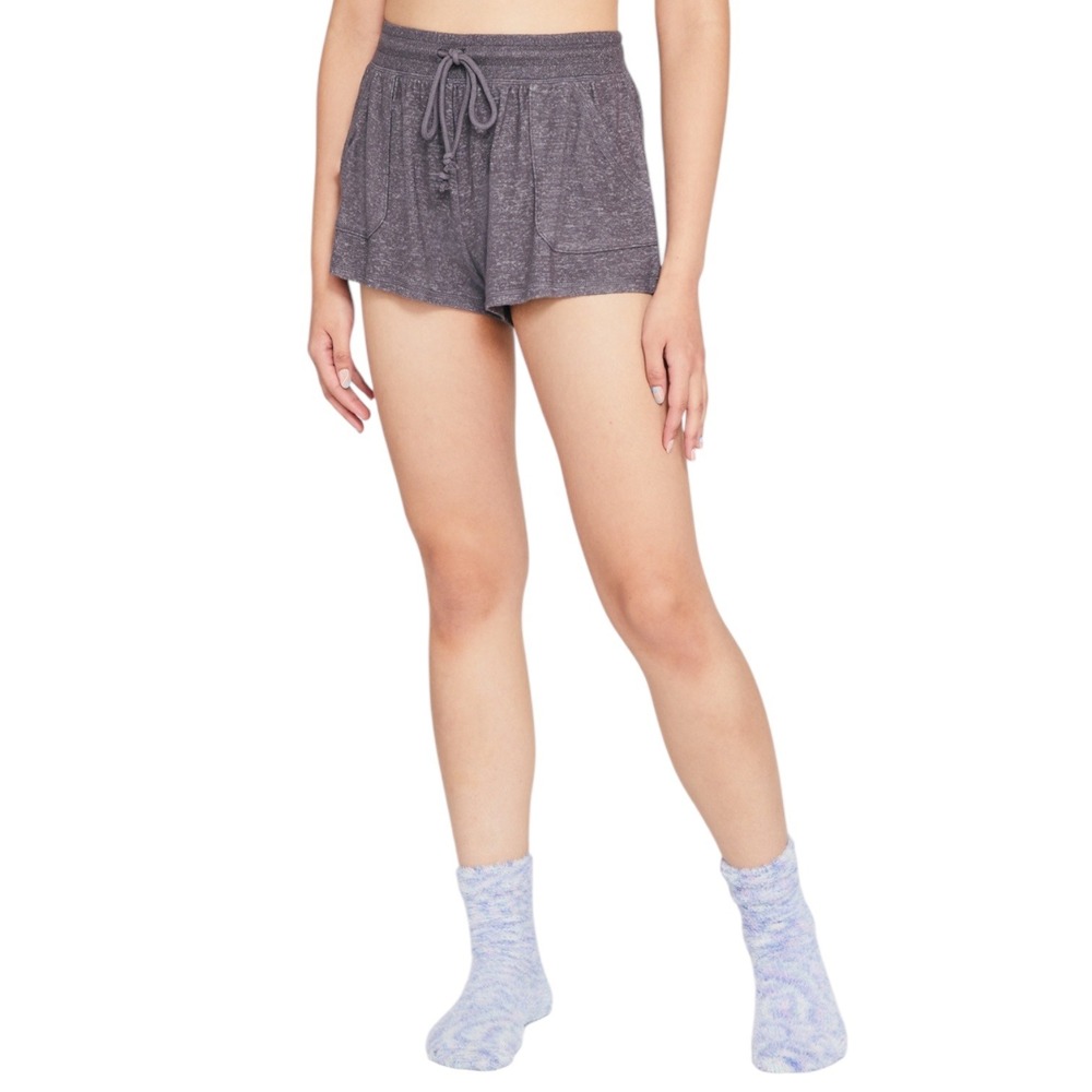 Aeropostale Lounge Shorts Comfy Casual Drawstring Heather‎ Gray Medium